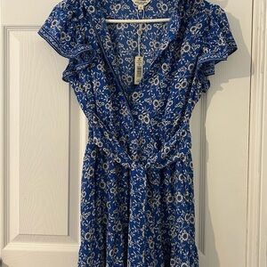 Floral Blue Dress